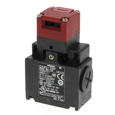 Omron D4NS Safety Interlock Switch, 1NC/1NO, Keyed