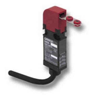 Omron D4GS Safety Interlock Switch, 1NC/1NO, Keyed, Plastic