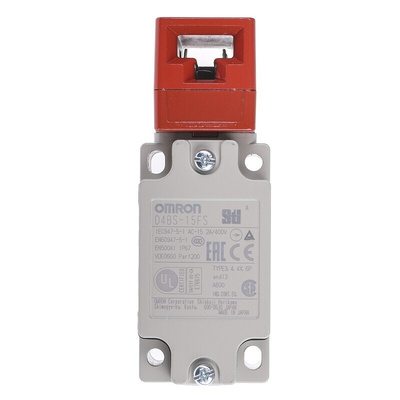 Omron D4BS Safety Interlock Switch, 1NC/1NO, Keyed, Plastic