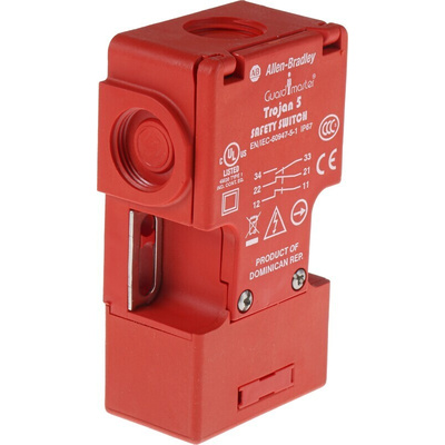 Allen Bradley Guardmaster 440K Safety Interlock Switch, 2NC/1NO, Keyed Actuator Included, Glass Filled PBT
