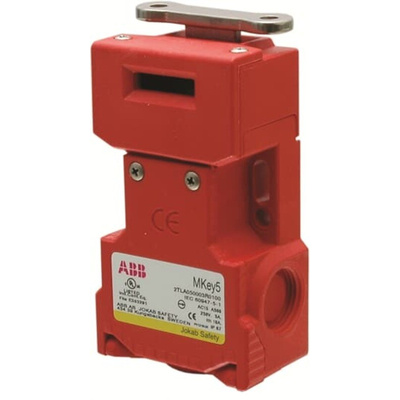 ABB MKey5+ Switch Safety Interlock Switch, Key Actuator Included, Plastic