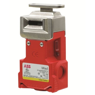 ABB 2TLA0500 Safety Interlock Switch, Key Actuator Included, Plastic