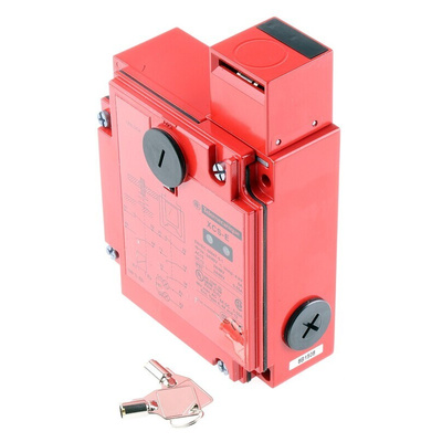 Telemecanique Sensors XCS-E Series Solenoid Interlock Switch, Power to Unlock, 24V ac/dc, 2NO/1NC, Actuator Included