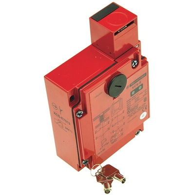 Telemecanique Sensors XCS-E Series Solenoid Interlock Switch, Power to Lock, 24V ac/dc, Actuator Included