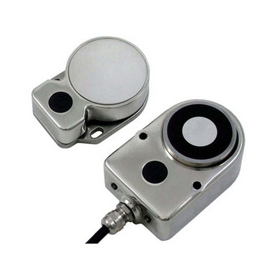 Omron D40ML Series Safety Interlock Switch, NC, Actuator Actuator Included, Stainless Steel, Magnet Lock