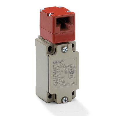 Omron D4BS Safety Interlock Switch, 2NC, Key , Aluminium, Key