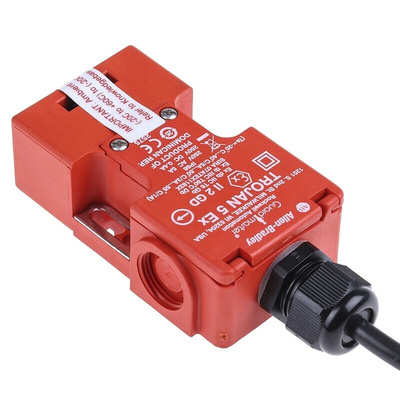 Allen Bradley Guardmaster ATEX 440K Safety Interlock Switch, 2NC, Keyed Actuator Included, Glass Filled PBT