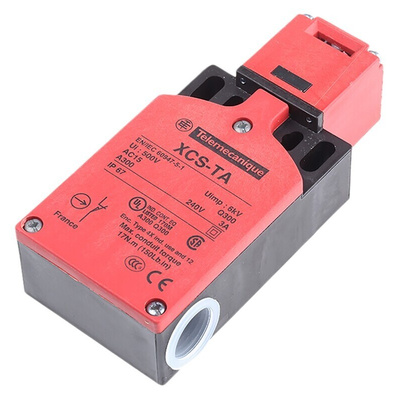 Telemecanique Sensors XCSTA Safety Interlock Switch, 2NO/1NC, Keyed, Glass Fibre Reinforced Nylon