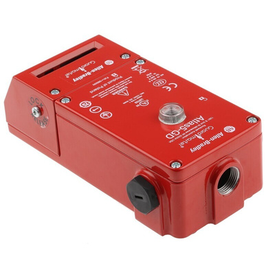 Allen Bradley Guardmaster 440G-L Series Solenoid Interlock Switch, Power to Unlock, 230V ac/dc, Actuator Included