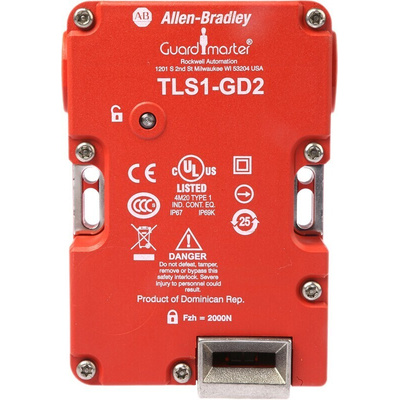 Allen Bradley Guardmaster 440G-T Series Solenoid Interlock Switch, Power to Unlock, 110V ac