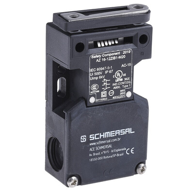 Schmersal AZ16 Safety Interlock Switch, 2NC/1NO, Keyed Actuator Included, Glass Fibre Reinforced Thermoplastic