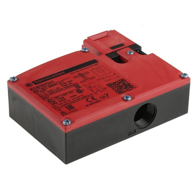 Telemecanique Sensors XCS-TE Series Solenoid Interlock Switch, Power to Unlock, 24V ac/dc