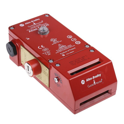 Allen Bradley Guardmaster 440G-L Series Solenoid Interlock Switch, Power to Unlock, 24V ac/dc, Actuator Included