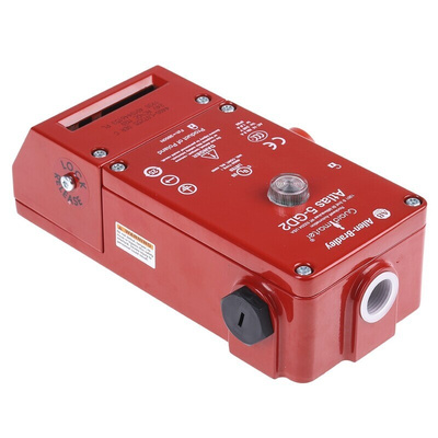 Allen Bradley Guardmaster 440G-L Series Solenoid Interlock Switch, Power to Unlock, 24V ac/dc, Actuator Included