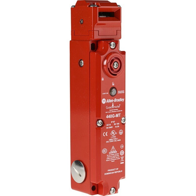 Allen Bradley Guardmaster 440G-MT Series Solenoid Interlock Switch, Power to Unlock, 110V ac/dc
