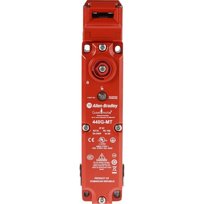 Allen Bradley Guardmaster 440G-MT Series Solenoid Interlock Switch, Power to Unlock, 230V ac/dc