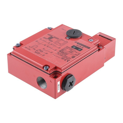 Telemecanique Sensors XCS-B Series Solenoid Interlock Switch, Power to Lock, 24V ac/dc, Actuator Included