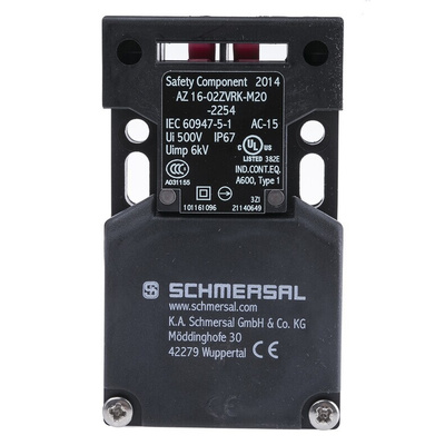 Schmersal AZ16 Safety Interlock Switch, 2NC, Keyed, Glass Fibre Reinforced Thermoplastic