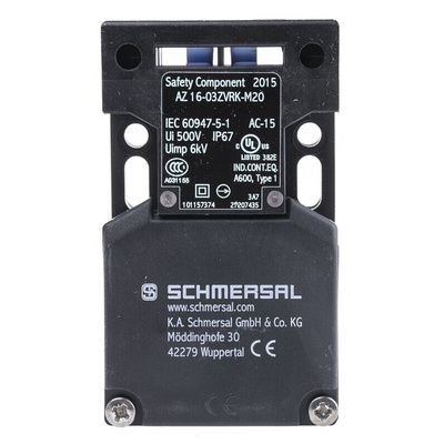 Schmersal AZ16 Safety Interlock Switch, 3NC, Keyed, Glass Fibre Reinforced Thermoplastic