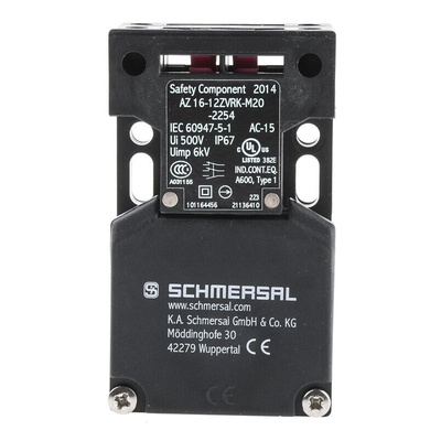 Schmersal AZ16 Safety Interlock Switch, 2NC/1NO, Keyed, Glass Fibre Reinforced Thermoplastic