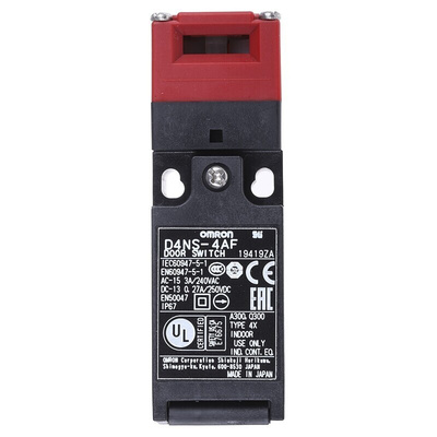 Omron D4NS Series Safety Interlock Switch, 1NC/1NO