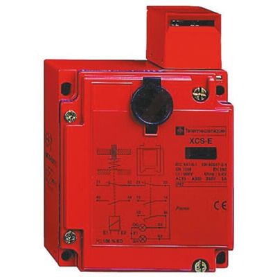 Telemecanique Sensors XCSE Series Solenoid Interlock Switch, 2NC/1NO, Actuator Included