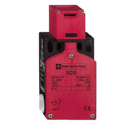Telemecanique Sensors XCSTA Safety Interlock Switch, 2NC/1NO, Keyed Actuator Included, Glass Fibre Reinforced Nylon