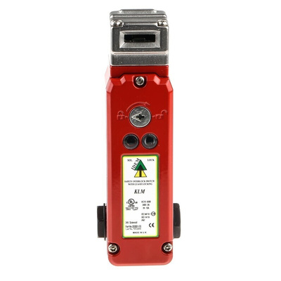 IDEM KLM Series Solenoid Interlock Switch, Power to Unlock, 24V ac/dc