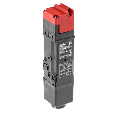 Omron D4SL-N Series Solenoid Interlock Switch, Power to Lock, 24V dc