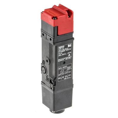 Omron D4SL-N Series Solenoid Interlock Switch, Power to Lock, 24V dc