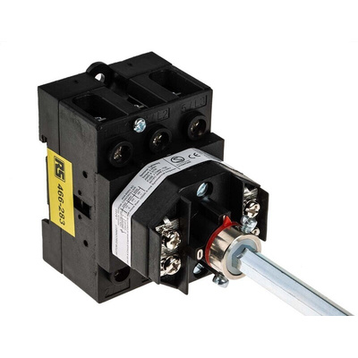 RS PRO 3P Pole DIN Rail Isolator Switch - 40A Maximum Current, 15kW Power Rating, IP65