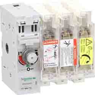 Schneider Electric Fuse Switch Disconnector, 3 Pole, 400A Max Current, 400A Fuse Current