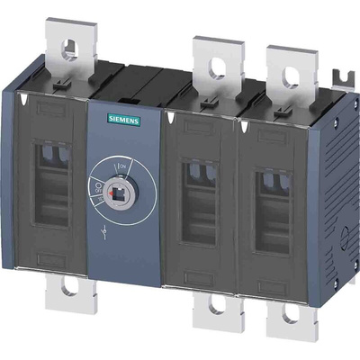 Siemens Switch Disconnector, 3 Pole, 630A Max Current