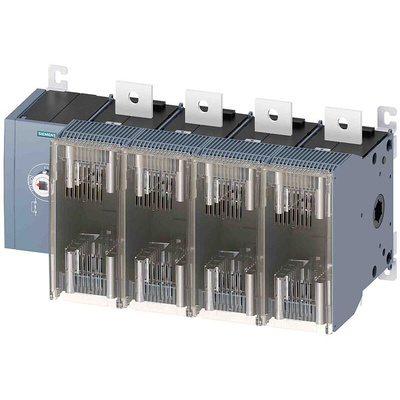 Siemens Fuse Switch Disconnector, 4 Pole, 630A Max Current