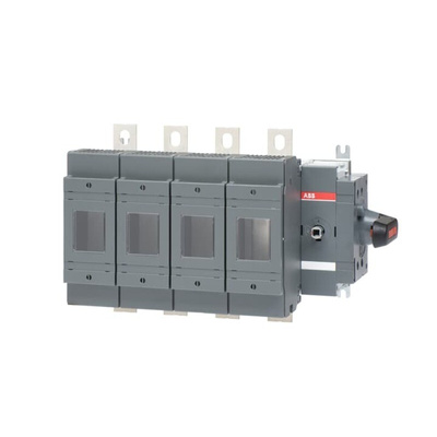 ABB Fuse Switch Disconnector, 4 Pole, 250A Fuse Current