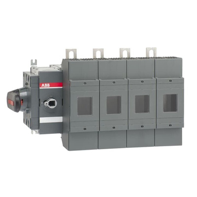 ABB Fuse Switch Disconnector, 4 Pole, 315A Fuse Current