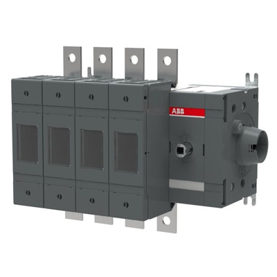 ABB Fuse Switch Disconnector, 4 Pole, 125A Fuse Current