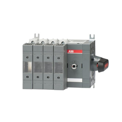 ABB Fuse Switch Disconnector, 4 Pole, 63A Fuse Current