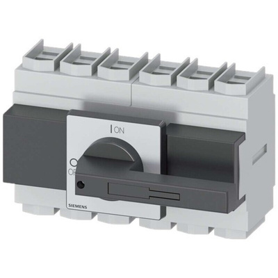 Siemens Switch Disconnector, 6 Pole, 160A Max Current, 160A Fuse Current