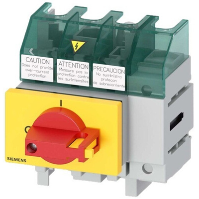 Siemens Switch Disconnector, 4 Pole, 32A Max Current, 32A Fuse Current