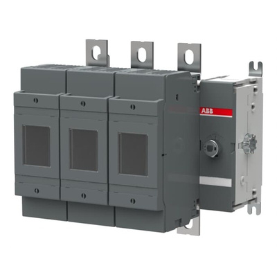 ABB Fuse Switch Disconnector, 3 Pole, 250A Max Current, 250A Fuse Current