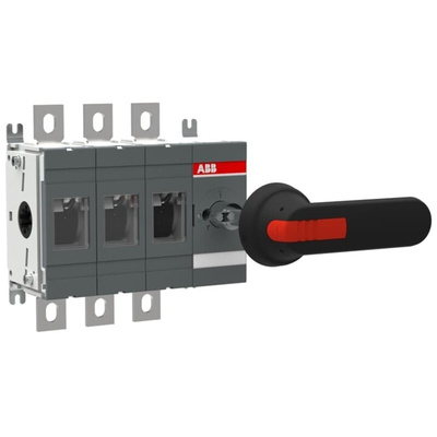 ABB Fuse Switch Disconnector, 3 Pole, 400A Fuse Current
