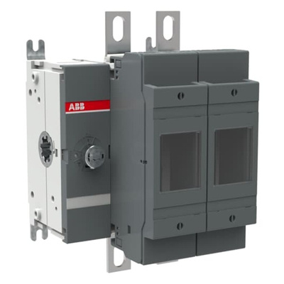 ABB Fuse Switch Disconnector, 2 Pole, 200A Max Current, 200A Fuse Current