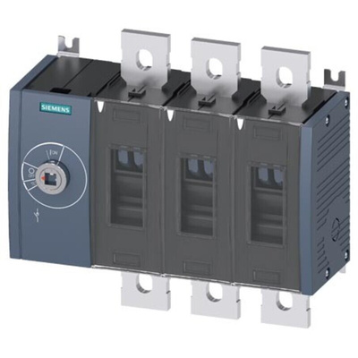 Siemens Switch Disconnector, 3 Pole, 800A Max Current, 800A Fuse Current