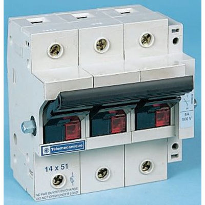 Schneider Electric Fuse Switch Disconnector, 3 Pole, 50A Max Current, 50A Fuse Current