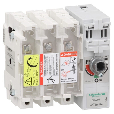Schneider Electric Fuse Switch Disconnector, 3 Pole, 100A Max Current