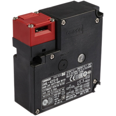 Omron D4NL Series Solenoid Interlock Switch, Power to Lock, 24V dc