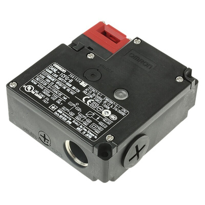 Omron D4NL Series Solenoid Interlock Switch, Power to Lock, 24V dc, 2NC + 1NC/1NO