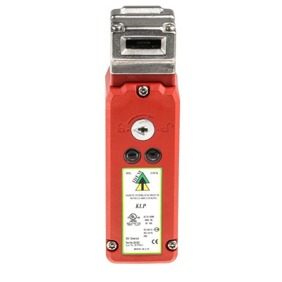 IDEM KLP Series Solenoid Interlock Switch, Power to Unlock, 24V ac/dc