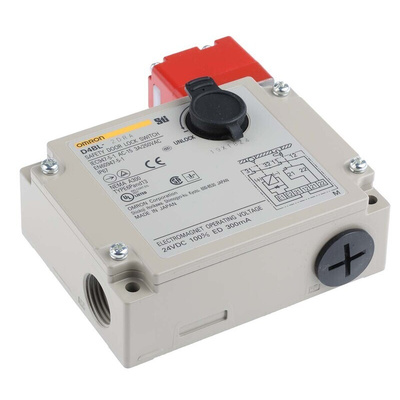 Omron D4BL Series Solenoid Interlock Switch, Power to Unlock, 24V dc
